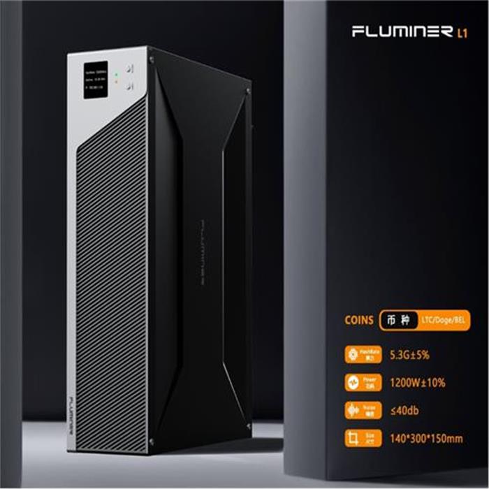 Fluminer L1 5.3G DOGE LTC BELL Home quiet MINER